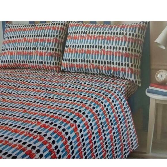 Cath Kidston London Guards Soldiers Christmas Nutcracker QUEEN Sheet Set 4 pc - Picture 2 of 16